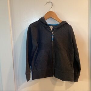 Crewcuts Kids Charcoal Zip-Up Hoodie